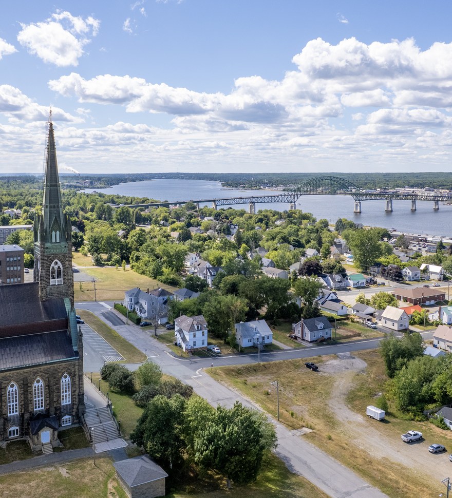 Miramichi aerial view